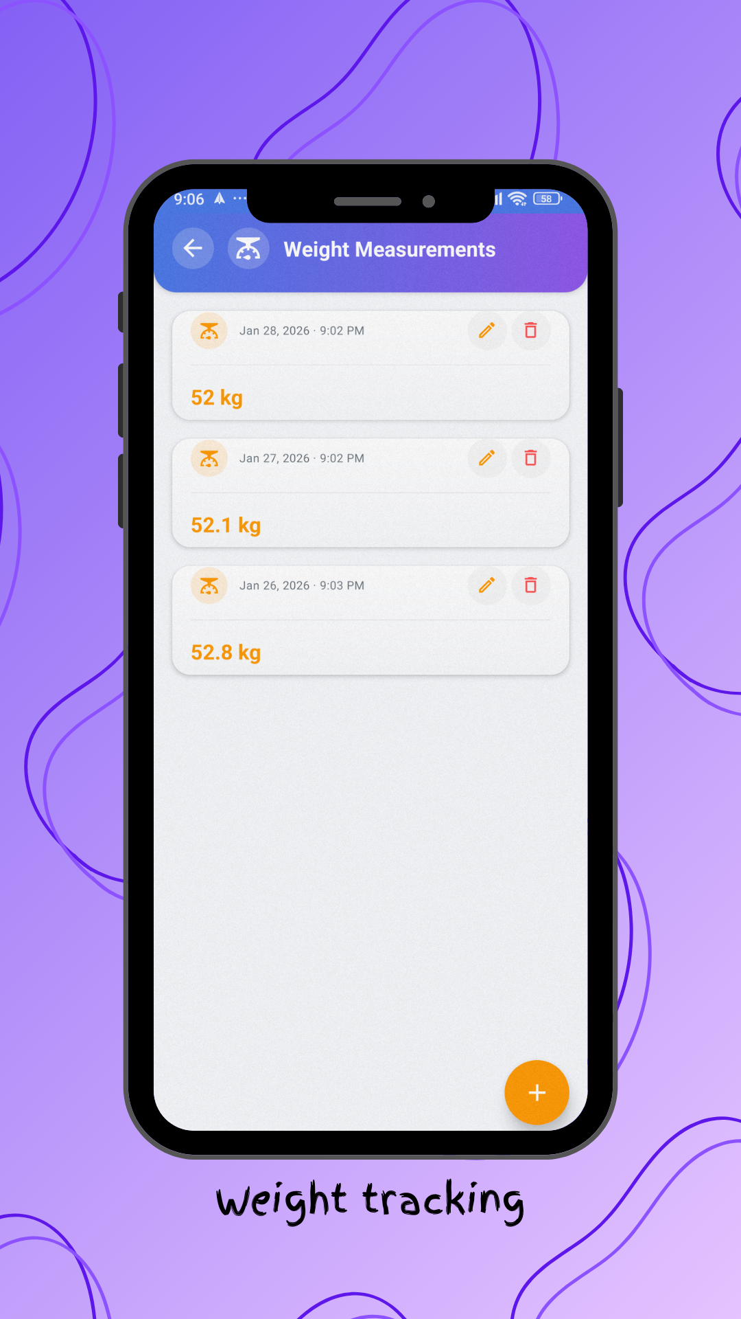 Weight Tracking